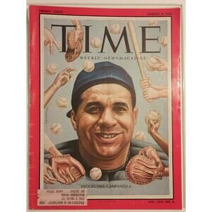 Time News Magazine August 8 1955 Brooklyns Campanella